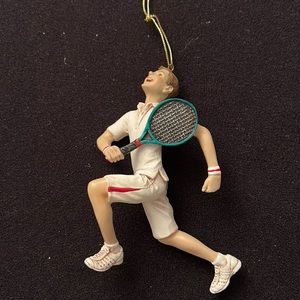 “Tennis Player”, Kurt Adler Christmas Hanging Ornament, Brand New